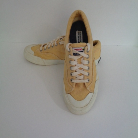 SEBAGO Docksides Womans Vtg Canvas Shoes 8M - Picture 2 of 8